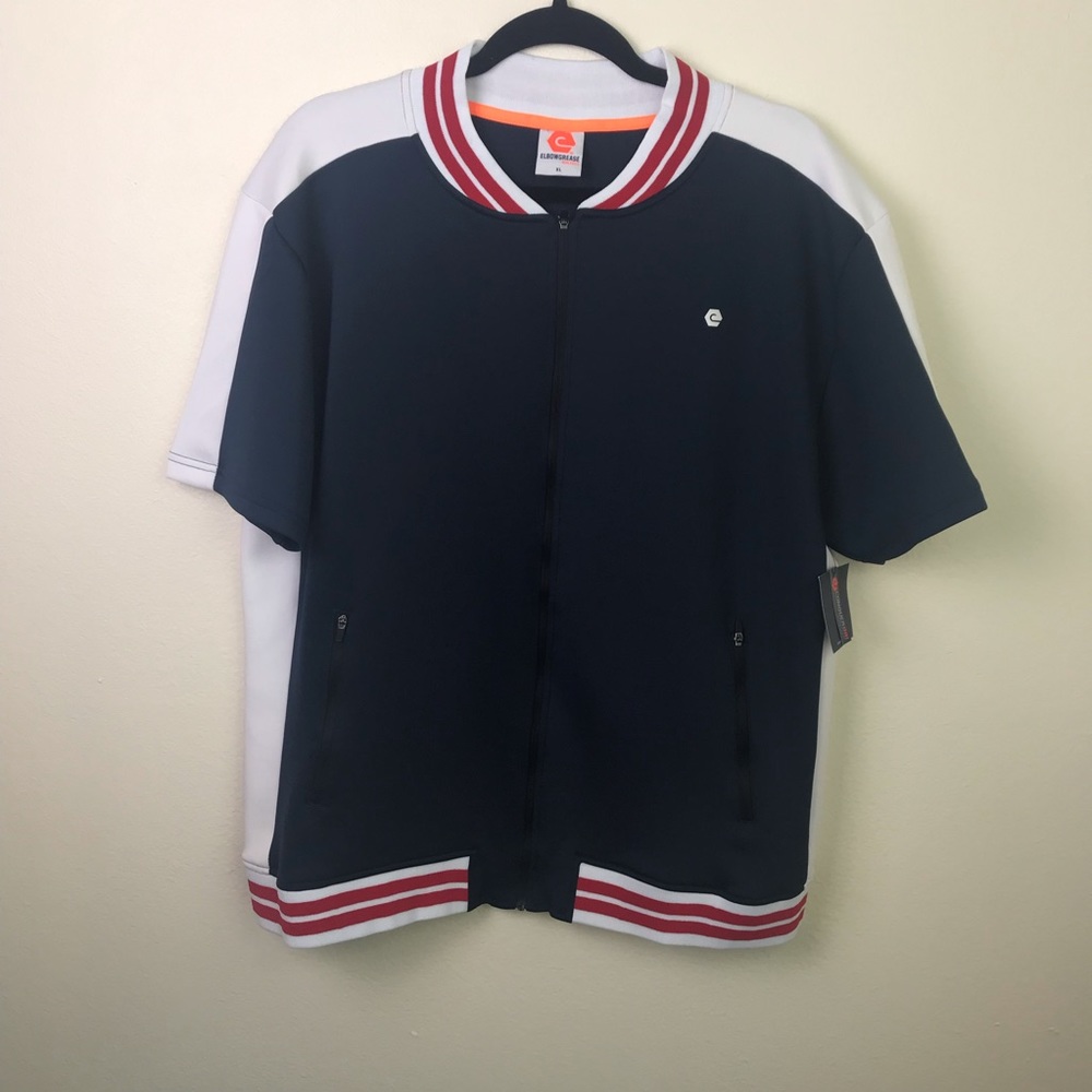 🛍 3/$35 SALE - Elbowgrease | Short Sleeve Zip Up